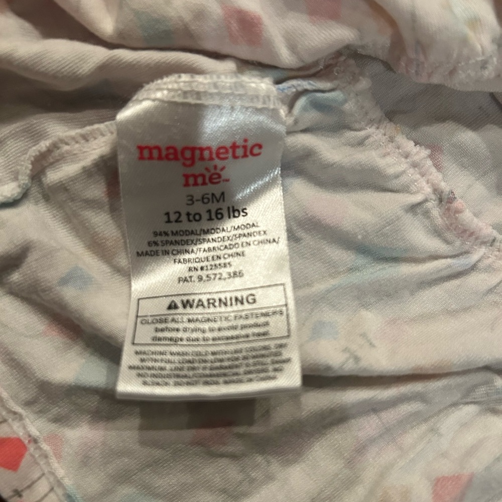 Magnetic Me Pastel Kite Print Soft Dress Like New Condition 3-6 months - Picture 2 of 2